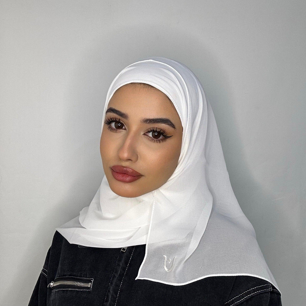 Amta Chiffon Hijab new - The Nouf Shop