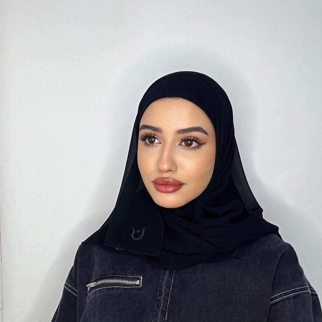 Amta Chiffon Hijab new - The Nouf Shop