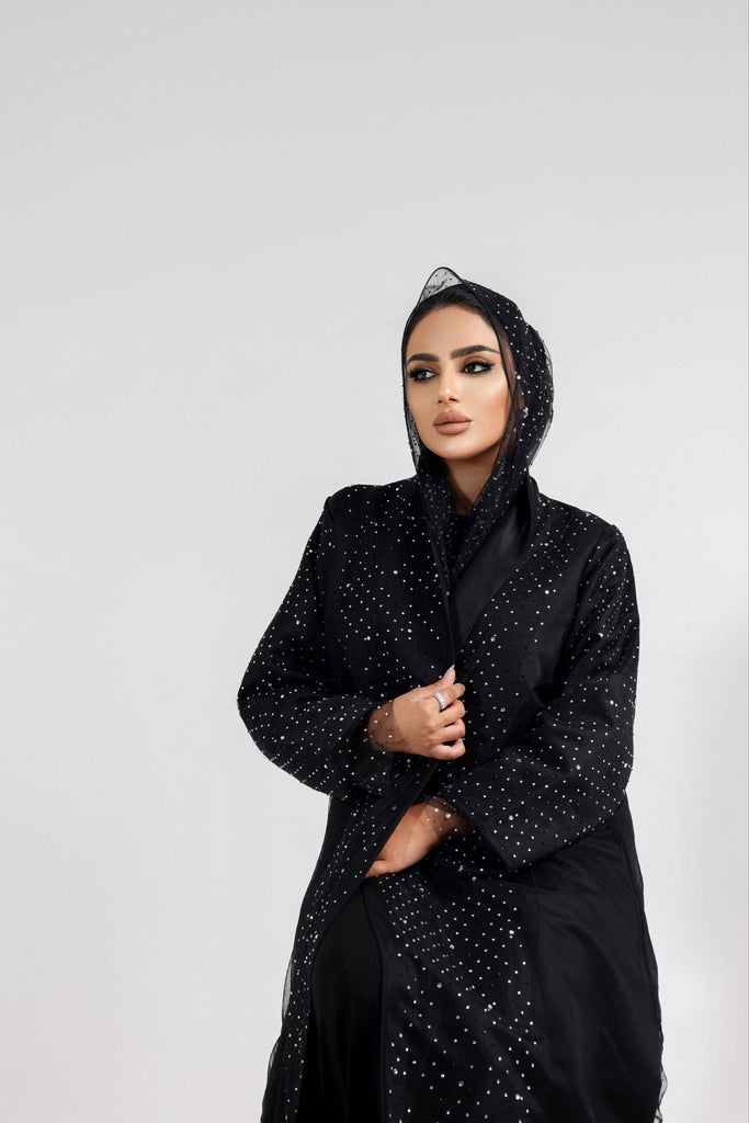 Glittery Abaya - Exclusive ￼ - The Nouf Shop