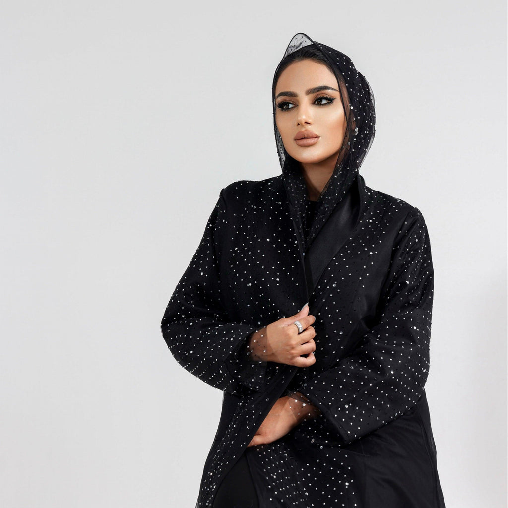 Glittery Abaya - Exclusive ￼ - The Nouf Shop