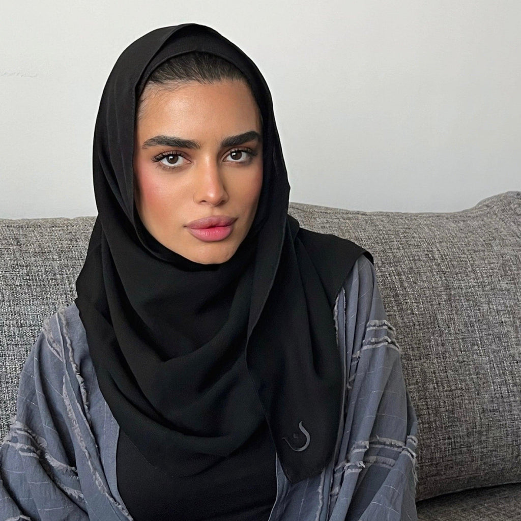 Abaya hijab - rubber - The Nouf Shop