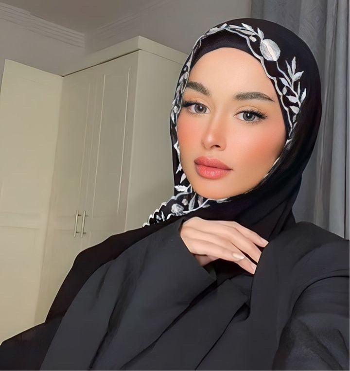 Emarati Chiffon Embroidery - Nouf