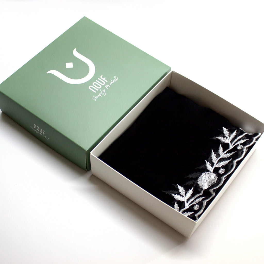 Emarati Chiffon Embroidery - Nouf