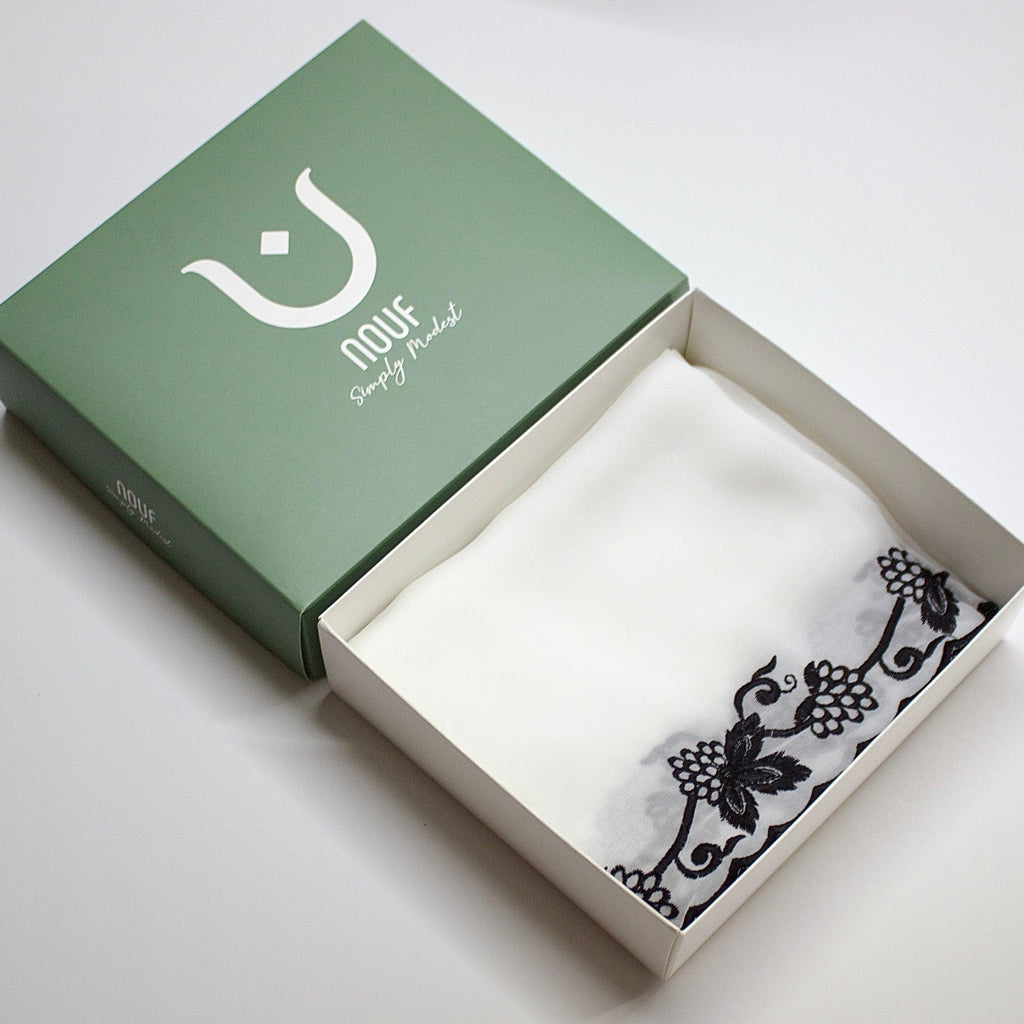 Emarati Chiffon Embroidery - Nouf