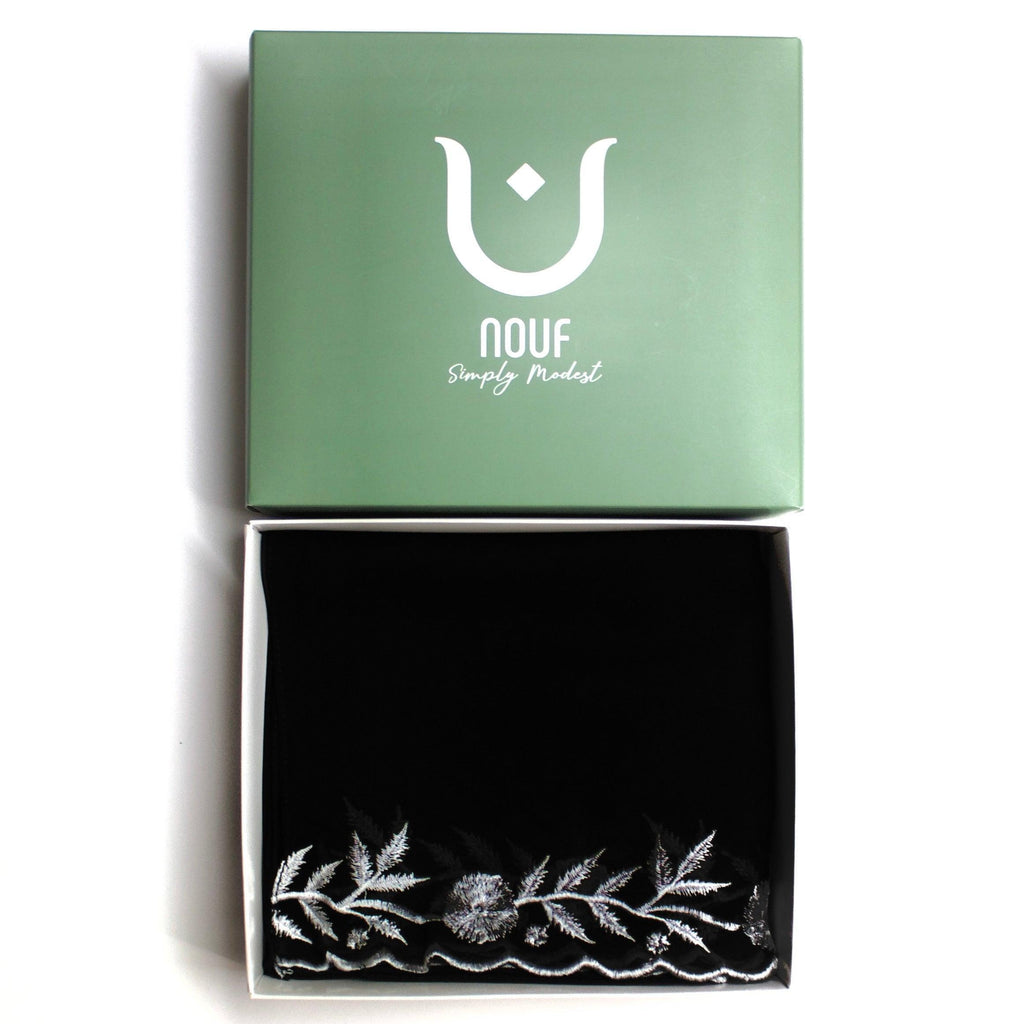 Emarati Chiffon Embroidery - Nouf