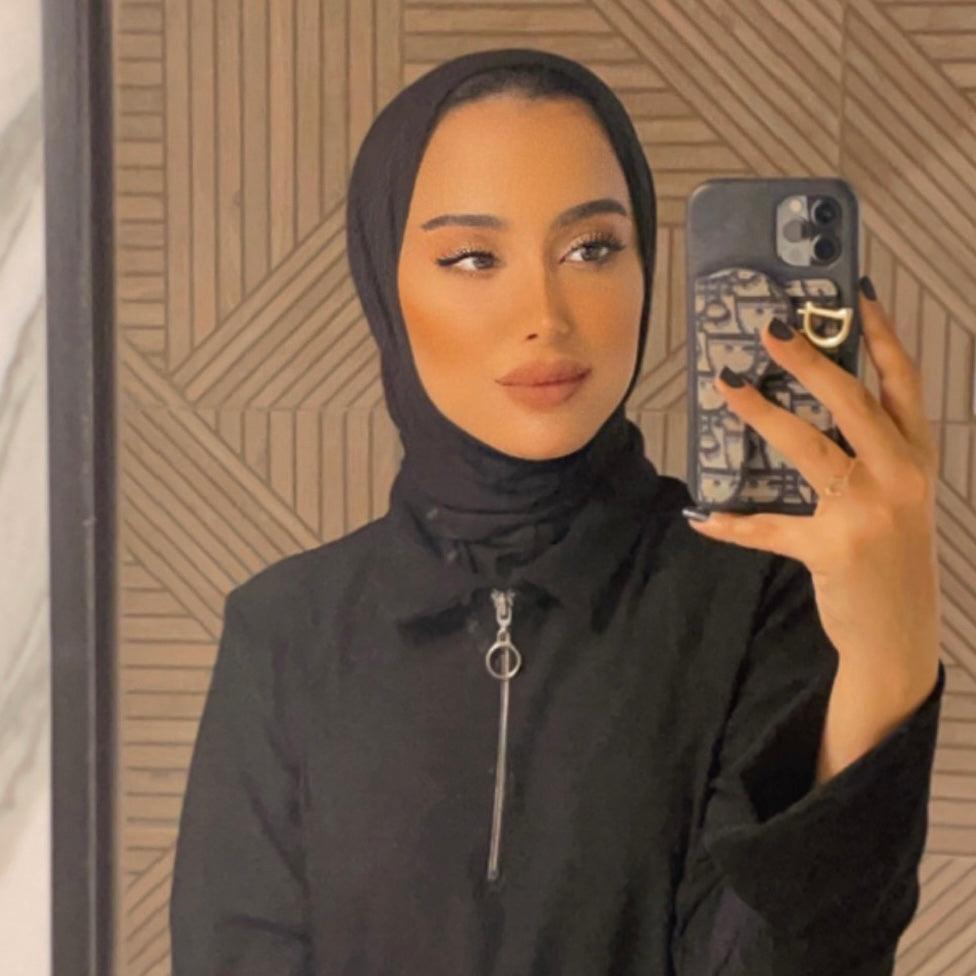 High-neck thick hijab - Nouf