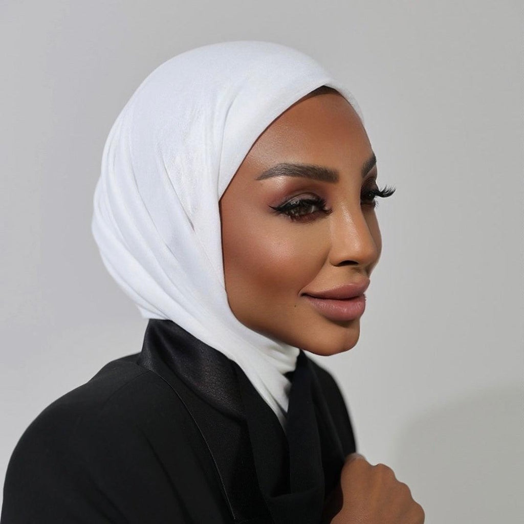 Shiny cotton hijab - Nouf